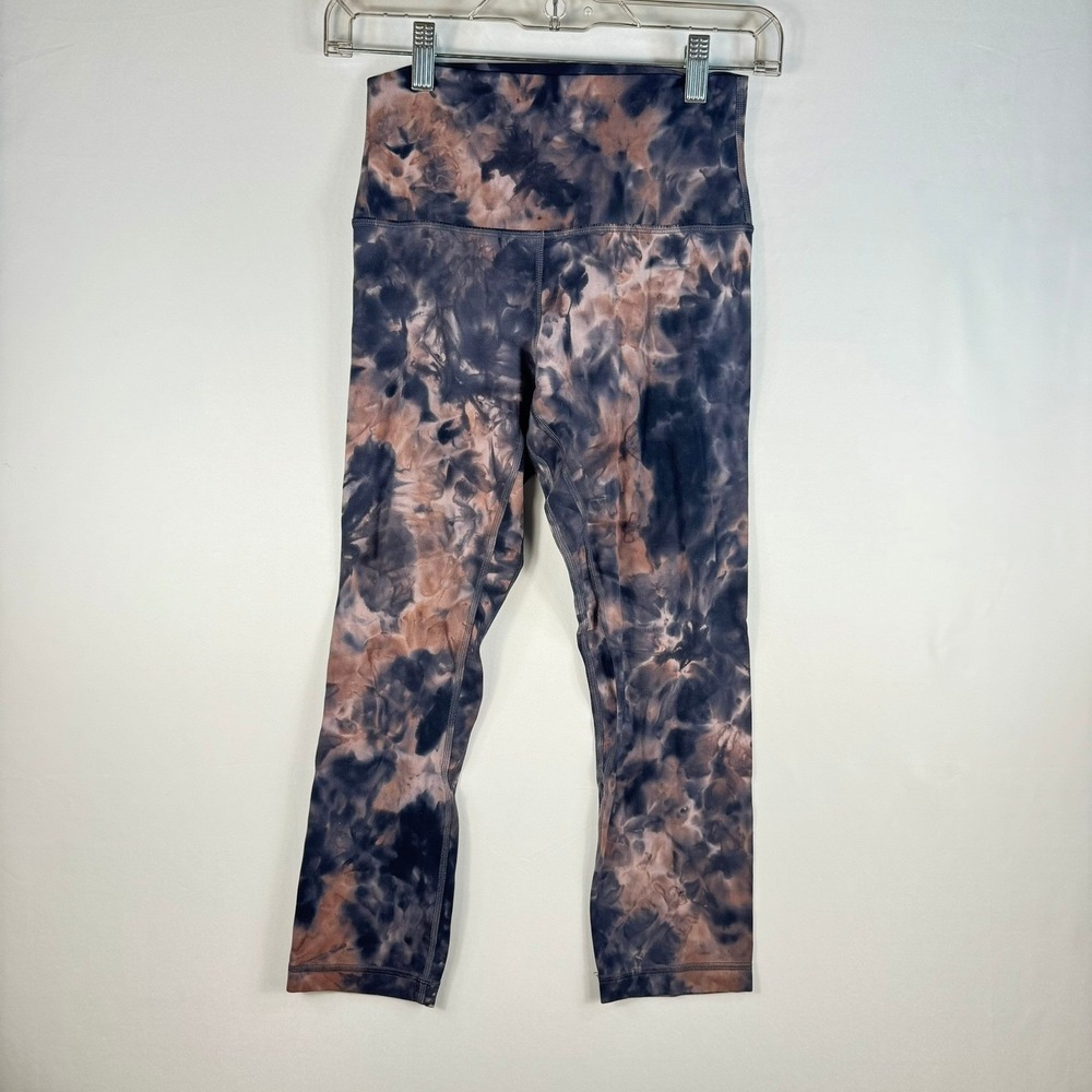 Lululemon Align High-Rise Crop 21 Diamond Dye Graphite Grey Bronze Green Legging